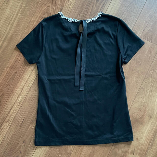 JUSGLITTY(ジャスグリッティー)のJUSGLITTY ジャスグリッティー　新品未使用　ビジューTシャツ レディースのトップス(Tシャツ(半袖/袖なし))の商品写真