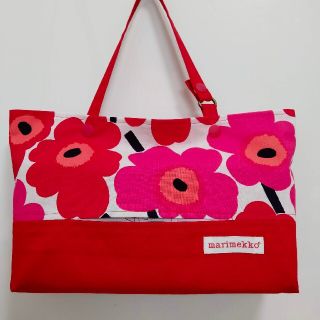 マリメッコ(marimekko)のボックスティッシュケース  レッド(ティッシュボックス)