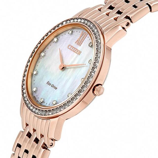 【お買得！】 SEIKO ソーラー腕時計 レディース スワロフスキー71石MOP 日本未入荷シチズン 新品 - 腕時計