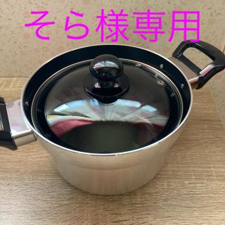 リンナイ(Rinnai)のリンナイ 炊飯鍋 フッ素コート付 アルミ厚底なべ　RTR-300D1(鍋/フライパン)