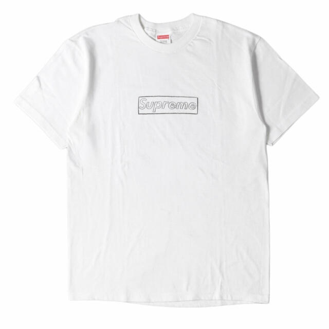 supreme kaws シュプリーム  カウズ　Lサイズ　white