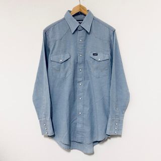 ラングラー(Wrangler)のマ・マー様Wranglerビンテージシャンブレーウエスタンシャツ(アメリカ製)(シャツ)