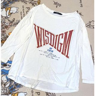 アズールバイマウジー(AZUL by moussy)の古着 tシャツ プリント tシャツ ロゴ tシャツ 長袖 tシャツ アズール(カットソー(長袖/七分))