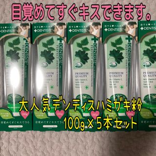 デンティス 歯磨き粉 チューブタイプ 100g 5本セット(日用品/生活雑貨)