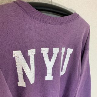 チャンピオン(Champion)のFK様専用　NYU New York 両面　Mexico 00s 紫　リバース(スウェット)