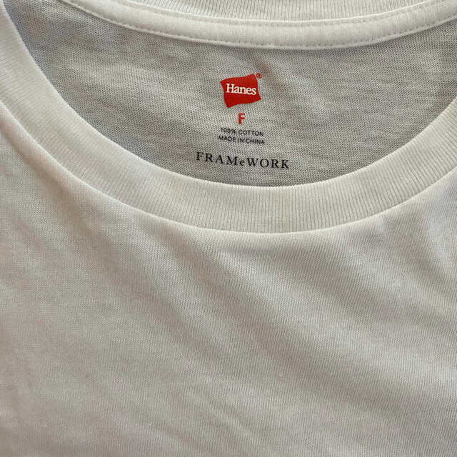 FRAMeWORK(フレームワーク)の【美品】FRAMeWORK ノースリーブ レディースのトップス(Tシャツ(半袖/袖なし))の商品写真