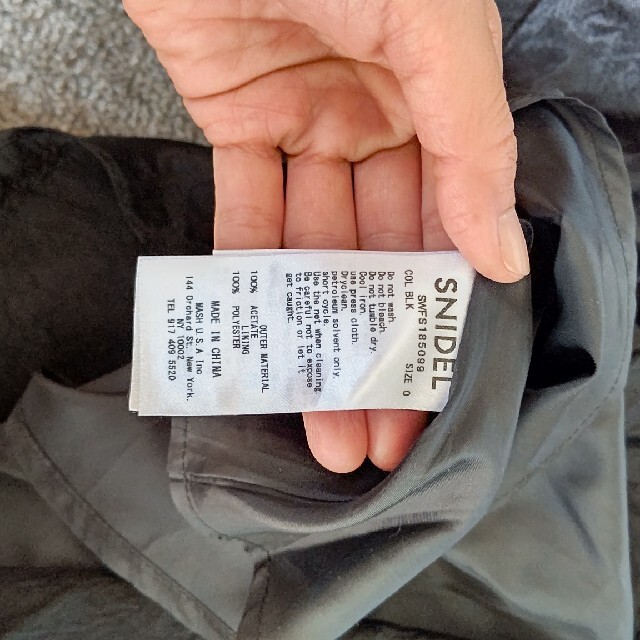 SNIDEL(スナイデル)のSNIDEL(スナイデル)ラインロングスカート   サイズ0 レディースのスカート(ロングスカート)の商品写真