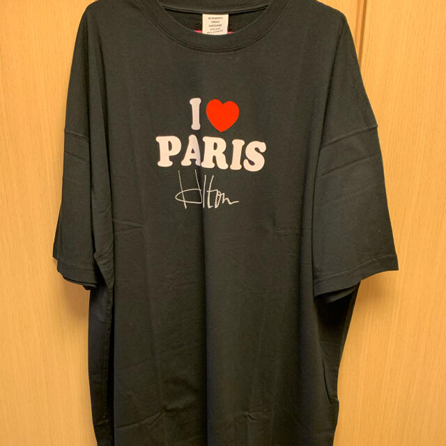 正規新品 20SS VETEMENTS ヴェトモン パリ Tシャツ