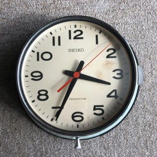 セイコー(SEIKO)の✳︎ジャンク品✳︎アンティーク✳︎SEIKO  掛け時計　船舶時計　バス時計✳︎(掛時計/柱時計)