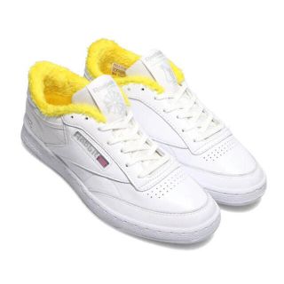 リーボック(Reebok)のFR2 × REEBOK CLUB C 85 "WHITE/YELLOW" 28(スニーカー)