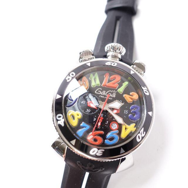 ガガミラノクロノ48MM クロノグラフ 腕時計メンズ GaGa