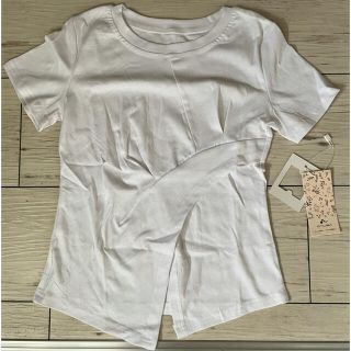 【新品　未使用】ホワイトTシャツ　シンプル(Tシャツ(半袖/袖なし))