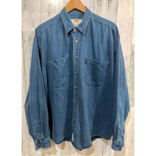 リーバイス(Levi's)の90sビンテージLevi'sリーバイス シャツジャケット カラーデニム(シャツ)