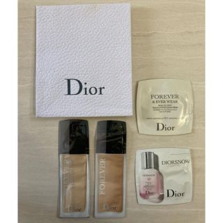 ディオール(Dior)のDior ディオール　リキッドファンデーション　下地　サンプルセット(ファンデーション)