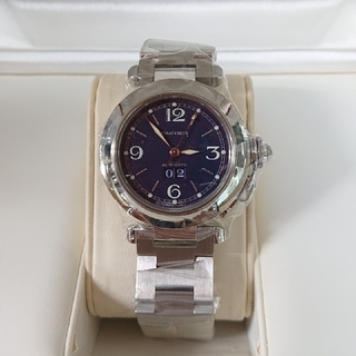 カルティエ(Cartier)のカルティエ パシャ SSブレス ビックデイト W31047M7(腕時計(アナログ))