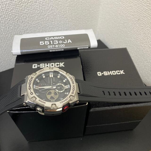 G-SHOCK G-STEEL GST-B100-1AJF ブラック