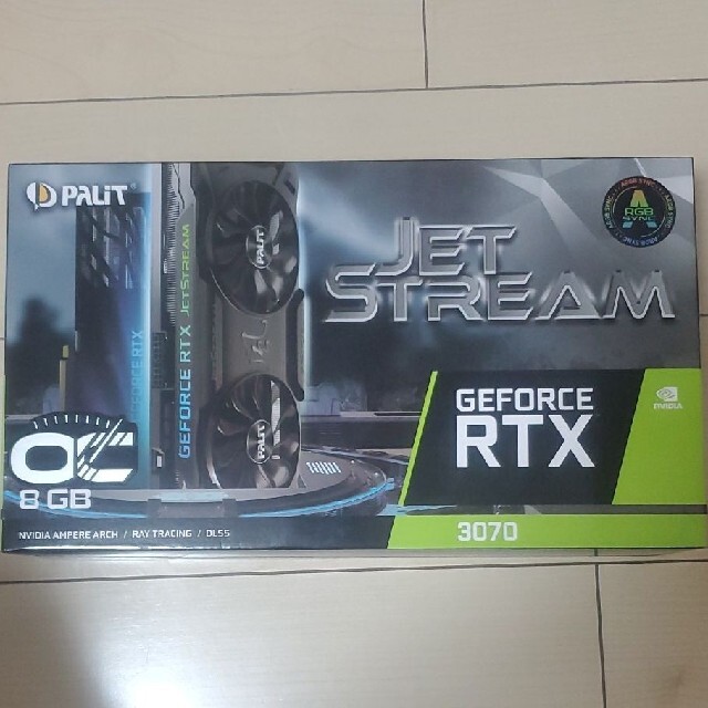 返品交換不可】 新品未開封 PALIT OC 3070 RTX LHR NO PCパーツ