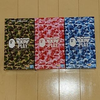 メディコムトイ(MEDICOM TOY)のベアブリック超合金BAPE３体セット(フィギュア)