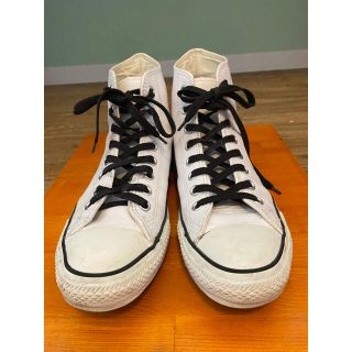 コンバース(CONVERSE)のコンバースオールスター/ハイカット/レザー/ホワイト/28cm(スニーカー)