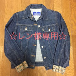 バーバリー(BURBERRY)の☆レン様専用☆BurberryBLUELABELデニムジャケット サイズ38(Gジャン/デニムジャケット)