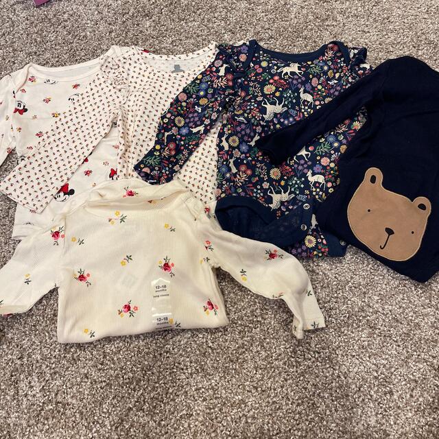 babyGAP(ベビーギャップ)のGAP ニット　カバーオール・ロンパース8枚セット　サイズ12-18m キッズ/ベビー/マタニティのベビー服(~85cm)(カバーオール)の商品写真