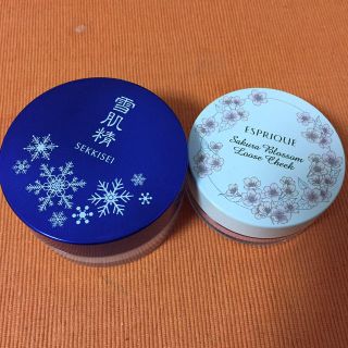 コーセー(KOSE)の雪肌精 おしろいとエスプリークチーク(フェイスパウダー)