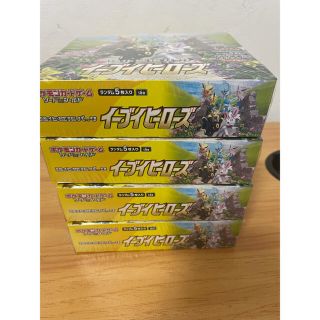 ポケモン(ポケモン)のタイムセール　4ボックス　イーブイヒーローズ　シュリンク付き(Box/デッキ/パック)