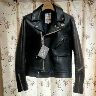 ルイスレザー(Lewis Leathers)のジャック4444様専用 タイトフィット ネイビー オーダー品　シープ 試着程度(ライダースジャケット)