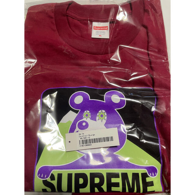 Supreme bear tee Cardinal XL ベア シュプリーム