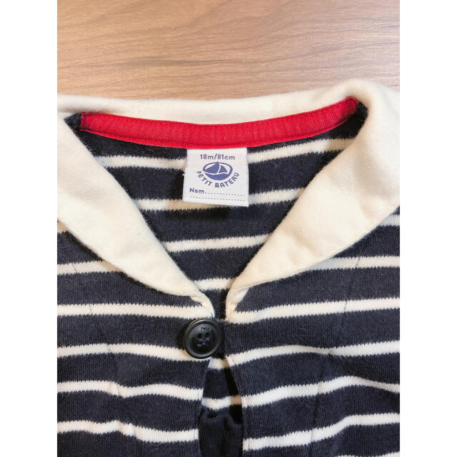 PETIT BATEAU(プチバトー)のプチバトー　マニリエール　セーラー キッズ/ベビー/マタニティのベビー服(~85cm)(ニット/セーター)の商品写真