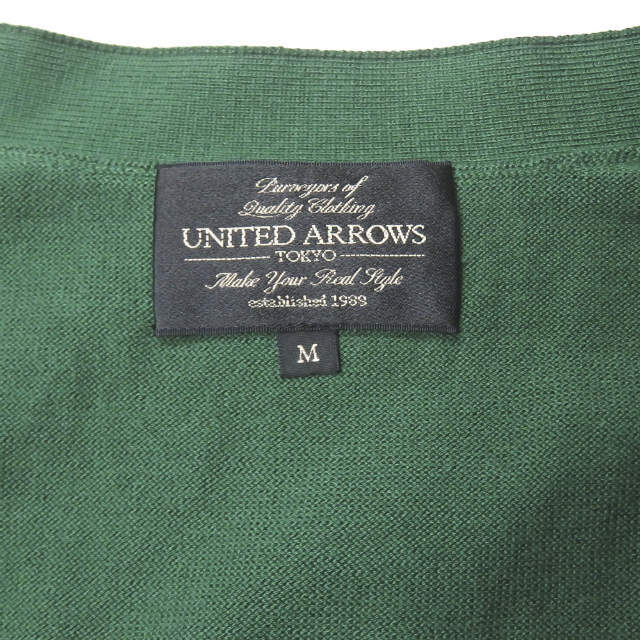 UNITED ARROWS(ユナイテッドアローズ)のUNITED ARROWS ハイゲージコットンニットカーディガン メンズ メンズのトップス(カーディガン)の商品写真