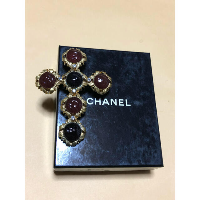 最終お値下げ❤CHANEL　ハートブローチ　ゴールド