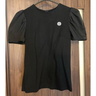 ドゥロワー(Drawer)のadgj様専用ボーダーズアットバルコニー　パフスリーブTシャツ　36　(Tシャツ(半袖/袖なし))