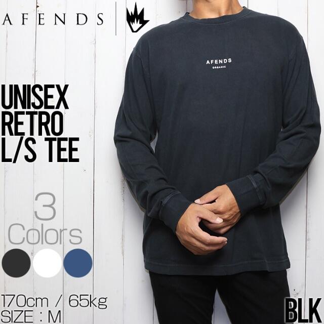 AFENDS アフェンズ UNISEX RETRO FIT L/S TEE