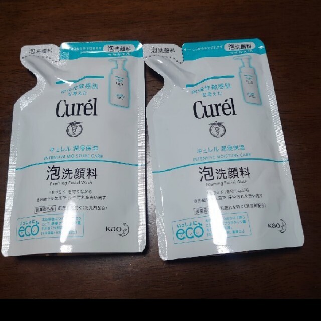 Curel(キュレル)のCurel湿潤保湿泡洗顔料詰替え2個セット コスメ/美容のスキンケア/基礎化粧品(洗顔料)の商品写真