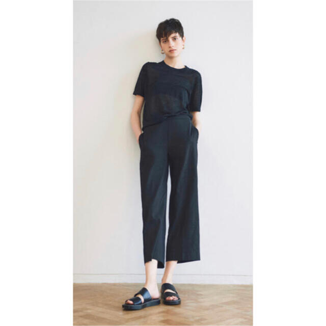 Theory 20ss リネンワイドストレートパンツ26cm股下