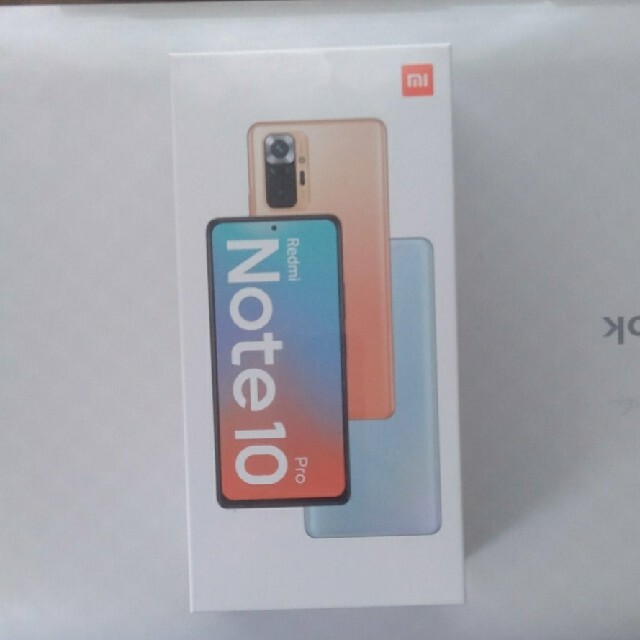 【新品・未開封】Xiaomi Redmi Note 10 proスマートフォン本体