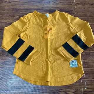 エフオーキッズ(F.O.KIDS)のエフオーキッズ　キッズ　ロンT  130 オレンジ(Tシャツ/カットソー)