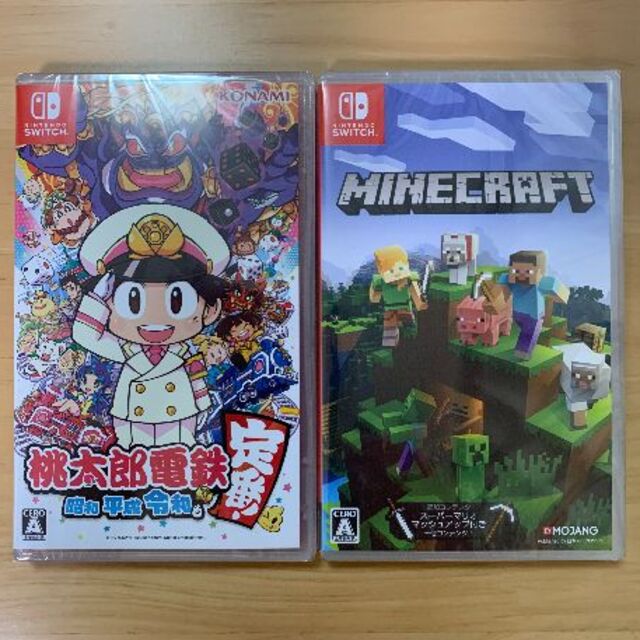 新品未開封 桃太郎電鉄 マインクラフト Switch