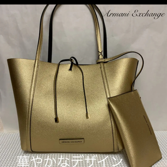 ARMANI EXCHANGE(アルマーニエクスチェンジ)の華やかなデザイン ARMANI EXCHANGE  リバーシブルトートバック レディースのバッグ(トートバッグ)の商品写真