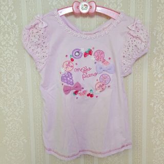 メゾピアノ(mezzo piano)のメゾピアノ♥フルーツ♥カットソー♥ピンク♥120cm(Tシャツ/カットソー)