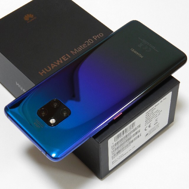 新品／ﾗｸﾏ便 HUAWEI Mate 20 lite Sブルーsim対応64GBSIMサイズ