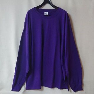 ギルダン(GILDAN)の【新品】GILDAN 2400　6.0oz長袖Tシャツ（パープル）3XL(Tシャツ/カットソー(七分/長袖))