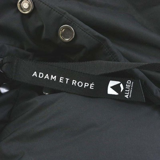 Adam et Rope'(アダムエロぺ)のアダムエロペ ダウンベスト ジャケット 前開き 無地 L 黒 メンズのジャケット/アウター(ダウンベスト)の商品写真