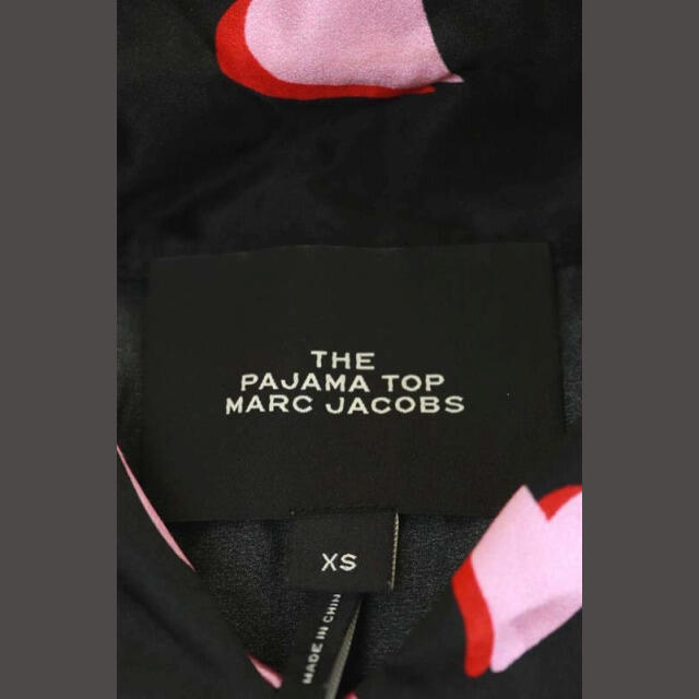 MARC JACOBS(マークジェイコブス)のマークジェイコブス パジャマ シャツ 長袖 パンツ ハート XS 黒 ピンク レディースのルームウェア/パジャマ(パジャマ)の商品写真