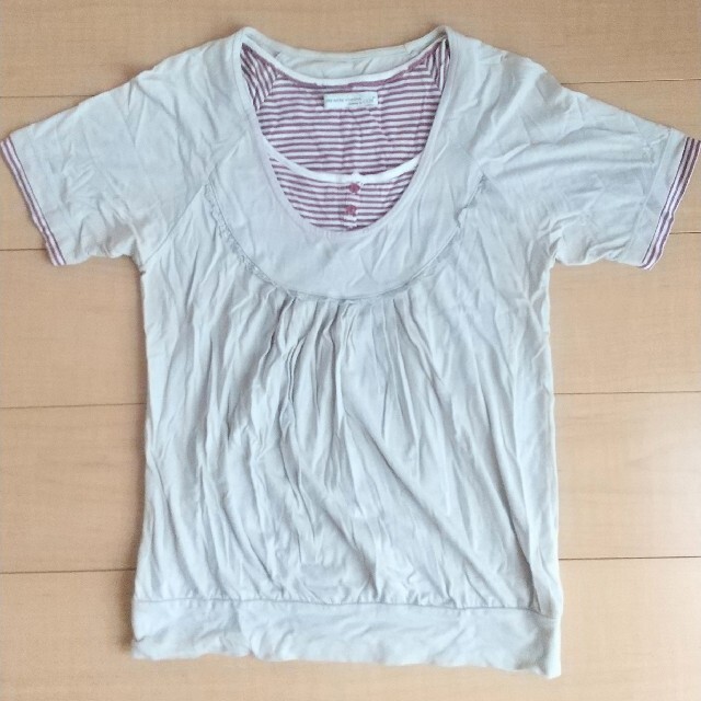Ｔシャツ　レディース レディースのトップス(Tシャツ(半袖/袖なし))の商品写真