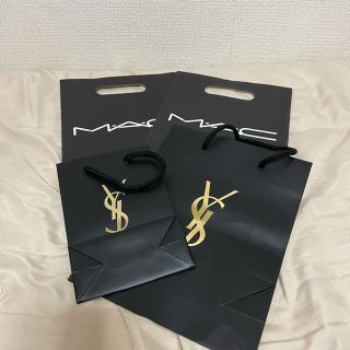 イヴサンローランボーテ(Yves Saint Laurent Beaute)のYSL MAC ショップ袋セット(ショップ袋)