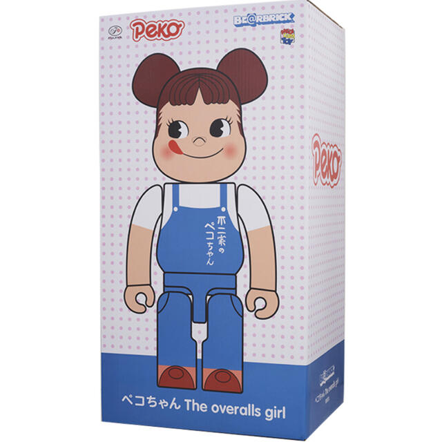 MEDICOM TOY(メディコムトイ)のBE＠RBRICK ペコちゃん The overalls girl 1000％ エンタメ/ホビーのフィギュア(その他)の商品写真