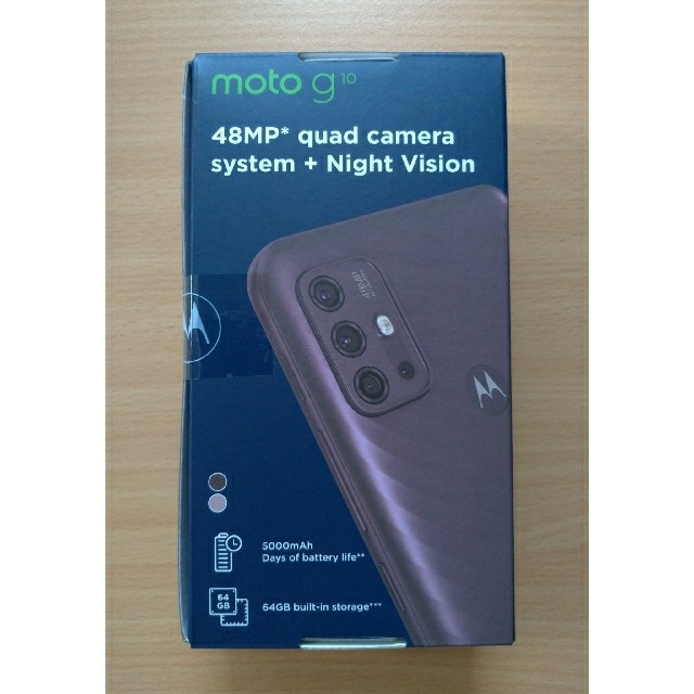 新品未開封◇SIMフリー◇Motorola◇moto g10◇サクラパール スマホ/家電/カメラのスマートフォン/携帯電話(スマートフォン本体)の商品写真