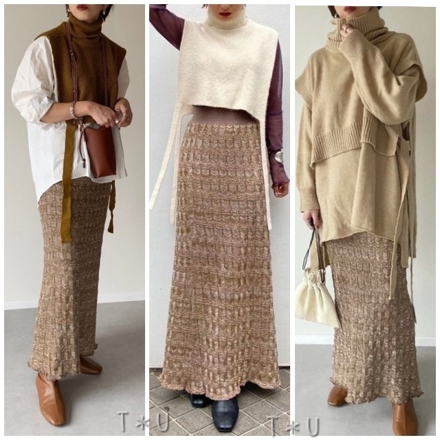 TODAYFUL(トゥデイフル)の【新品】 TODAYFUL Lace Pencil Skirt レディースのスカート(ロングスカート)の商品写真